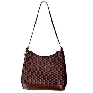 Etienne Aigner Womens Brown Leather Purse